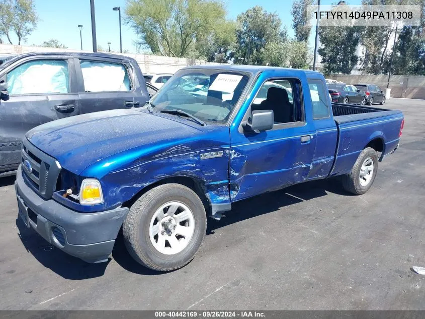 2009 Ford Ranger Xl/Xlt VIN: 1FTYR14D49PA11308 Lot: 40442169