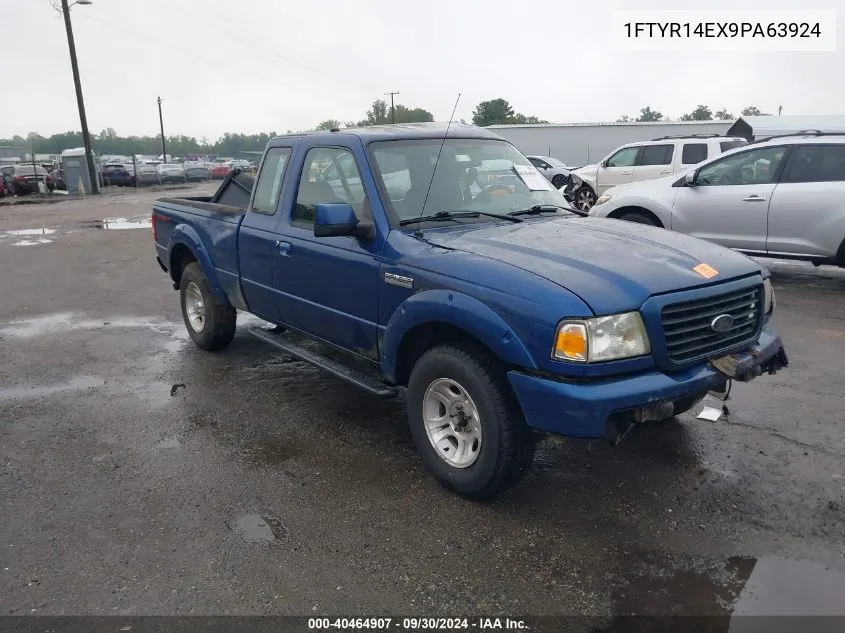 2009 Ford Ranger Super Cab VIN: 1FTYR14EX9PA63924 Lot: 40464907