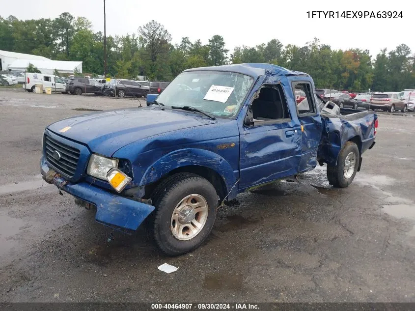 2009 Ford Ranger Super Cab VIN: 1FTYR14EX9PA63924 Lot: 40464907