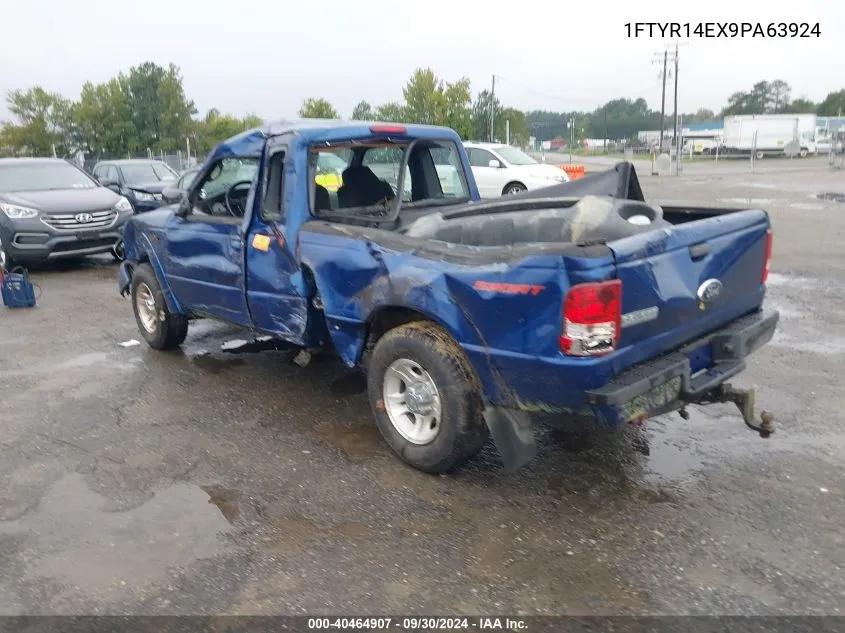 2009 Ford Ranger Super Cab VIN: 1FTYR14EX9PA63924 Lot: 40464907