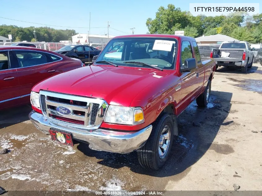 2009 Ford Ranger Fx4 Off-Road/Sport/Xl/Xlt VIN: 1FTYR15E79PA44598 Lot: 40518926