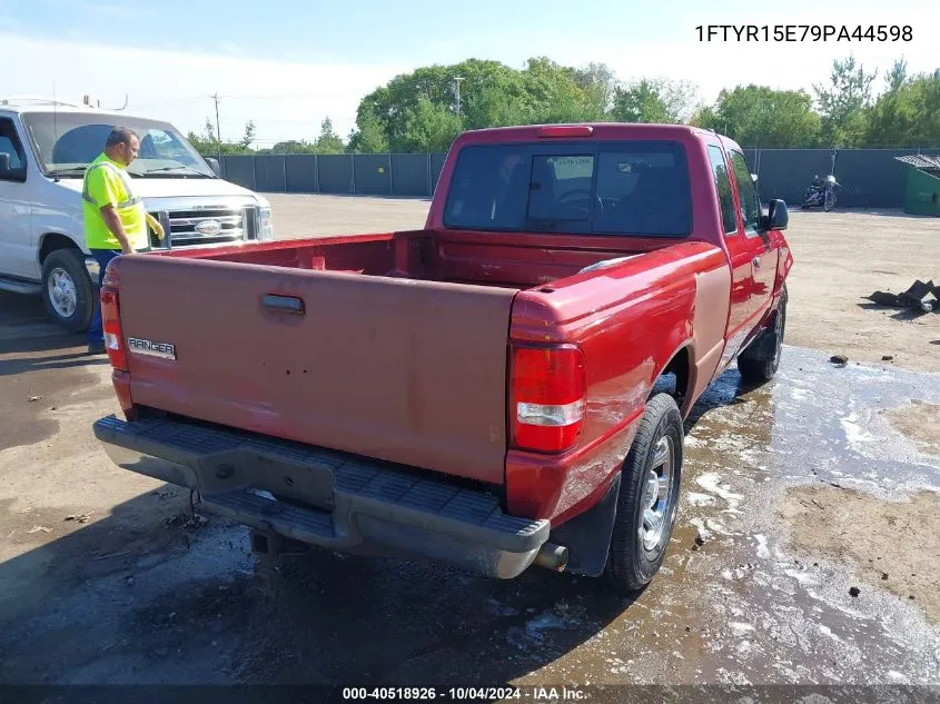 2009 Ford Ranger Fx4 Off-Road/Sport/Xl/Xlt VIN: 1FTYR15E79PA44598 Lot: 40518926