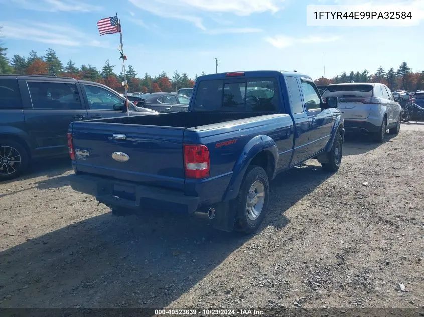 2009 Ford Ranger Sport/Xlt VIN: 1FTYR44E99PA32584 Lot: 40523639