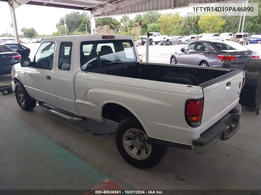 2009 Ford Ranger Xlt VIN: 1FTYR14D19PA46890 Lot: 40536561