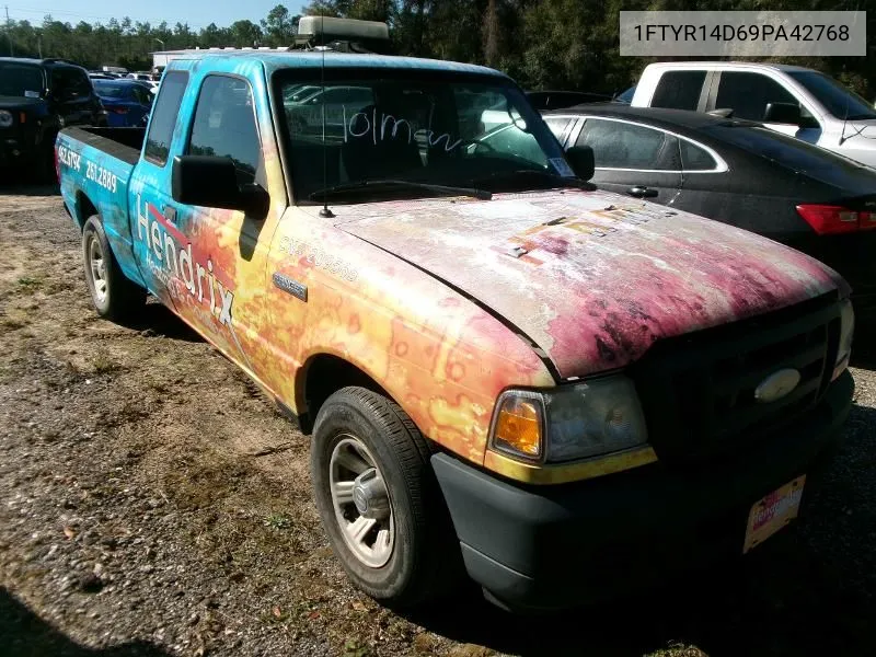 2009 Ford Ranger Super Cab VIN: 1FTYR14D69PA42768 Lot: 40565048