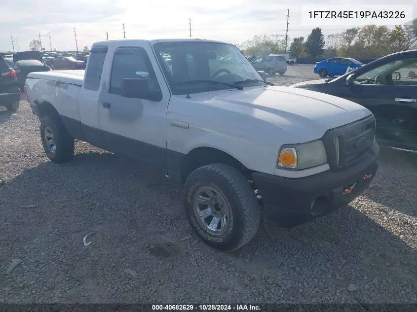 2009 Ford Ranger Fx4 Off-Road/Sport/Xlt VIN: 1FTZR45E19PA43226 Lot: 40682629