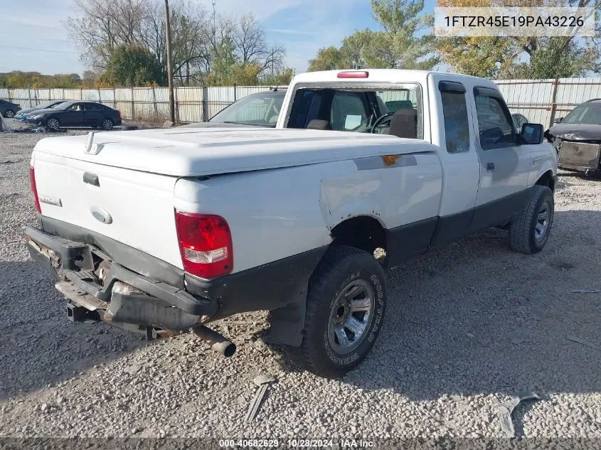 2009 Ford Ranger Fx4 Off-Road/Sport/Xlt VIN: 1FTZR45E19PA43226 Lot: 40682629