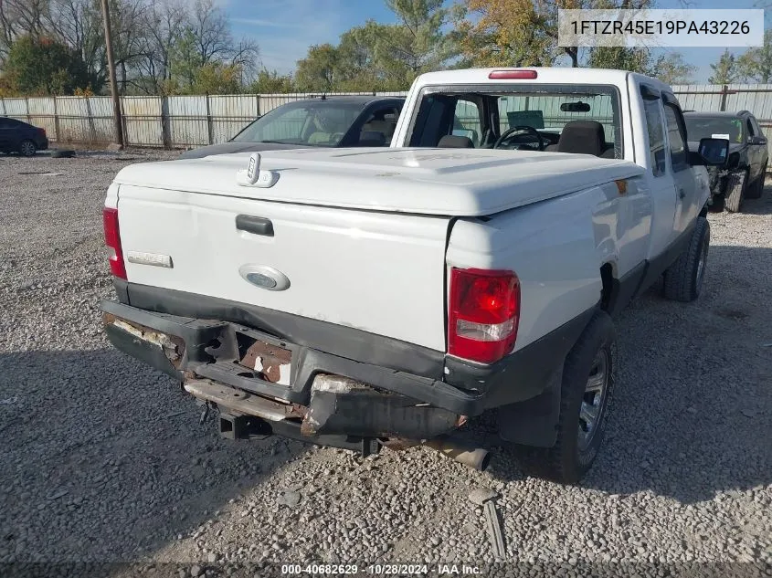 2009 Ford Ranger Fx4 Off-Road/Sport/Xlt VIN: 1FTZR45E19PA43226 Lot: 40682629