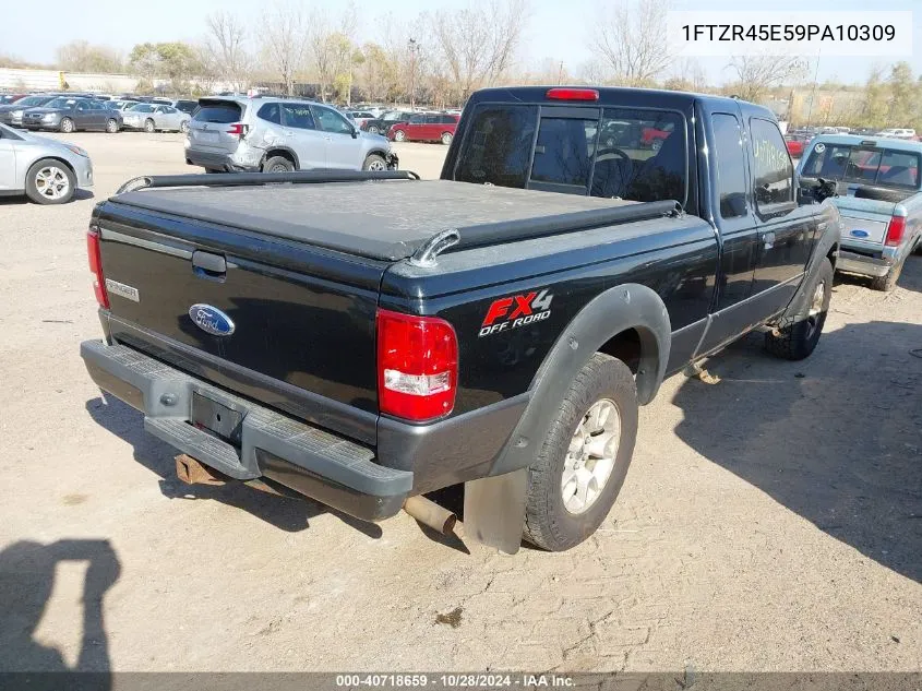 2009 Ford Ranger Fx4 Off-Road/Sport/Xlt VIN: 1FTZR45E59PA10309 Lot: 40718659