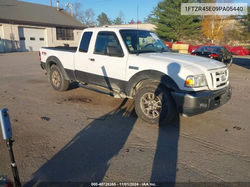 2009 Ford Ranger Fx4 Off-Road/Sport/Xlt VIN: 1FTZR45E09PA05440 Lot: 40728365