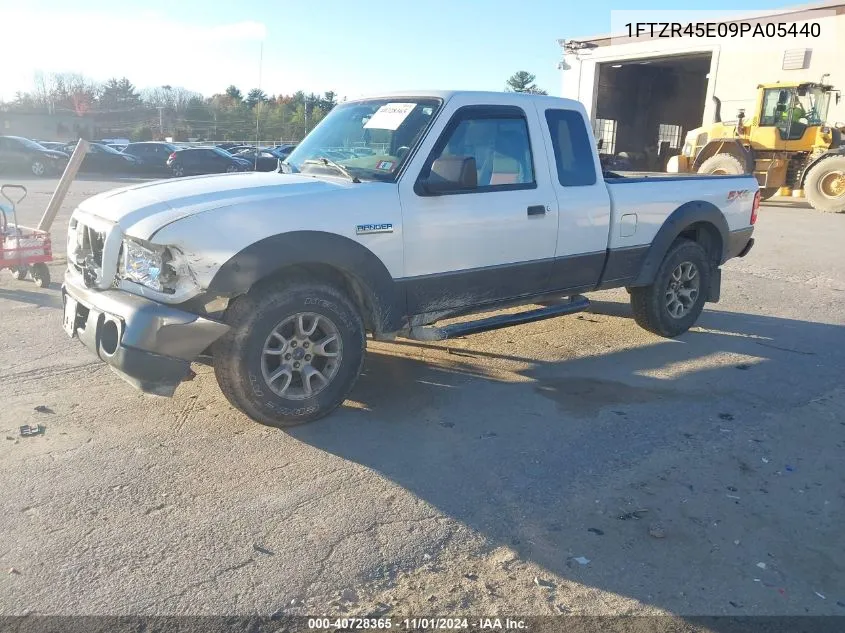 2009 Ford Ranger Fx4 Off-Road/Sport/Xlt VIN: 1FTZR45E09PA05440 Lot: 40728365