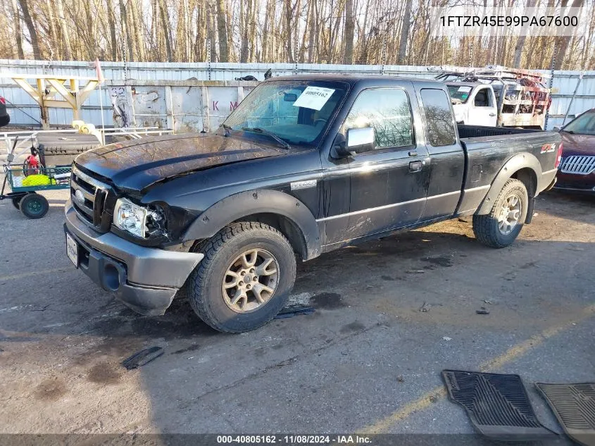 2009 Ford Ranger Fx4 Off-Road/Sport/Xlt VIN: 1FTZR45E99PA67600 Lot: 40805162