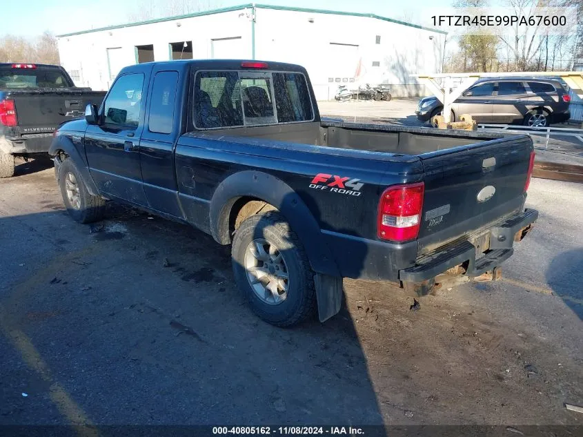 2009 Ford Ranger Fx4 Off-Road/Sport/Xlt VIN: 1FTZR45E99PA67600 Lot: 40805162