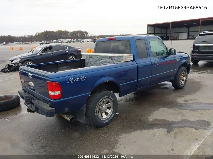 2009 Ford Ranger Fx4 Off-Road/Sport/Xl/Xlt VIN: 1FTZR15E39PA58616 Lot: 40864632