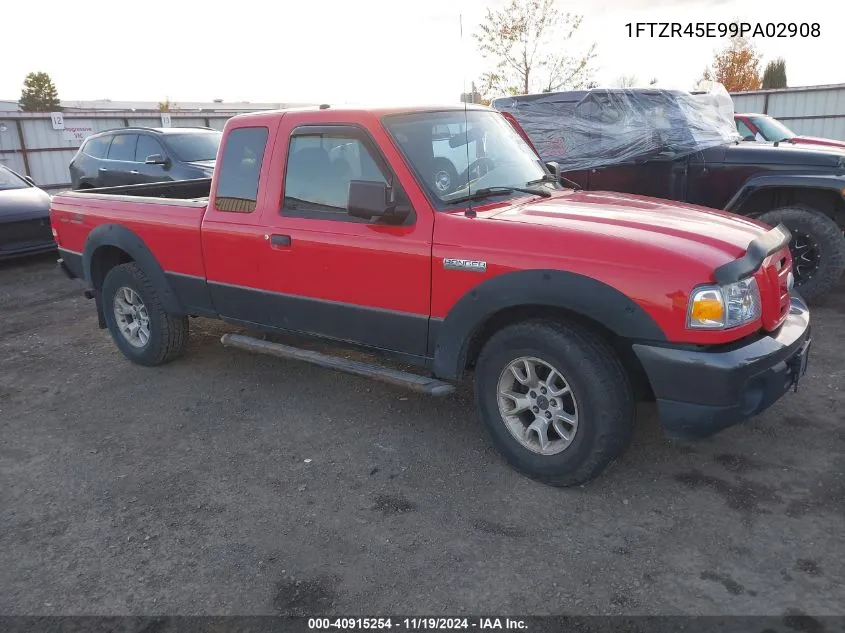 2009 Ford Ranger Fx4 Off-Road/Sport/Xlt VIN: 1FTZR45E99PA02908 Lot: 40915254