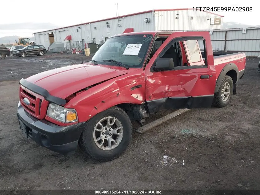 2009 Ford Ranger Fx4 Off-Road/Sport/Xlt VIN: 1FTZR45E99PA02908 Lot: 40915254