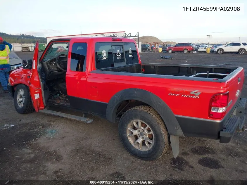 2009 Ford Ranger Fx4 Off-Road/Sport/Xlt VIN: 1FTZR45E99PA02908 Lot: 40915254