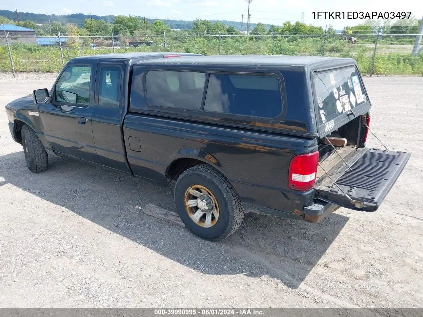 2010 Ford Ranger Xl/Xlt VIN: 1FTKR1ED3APA03497 Lot: 39990995