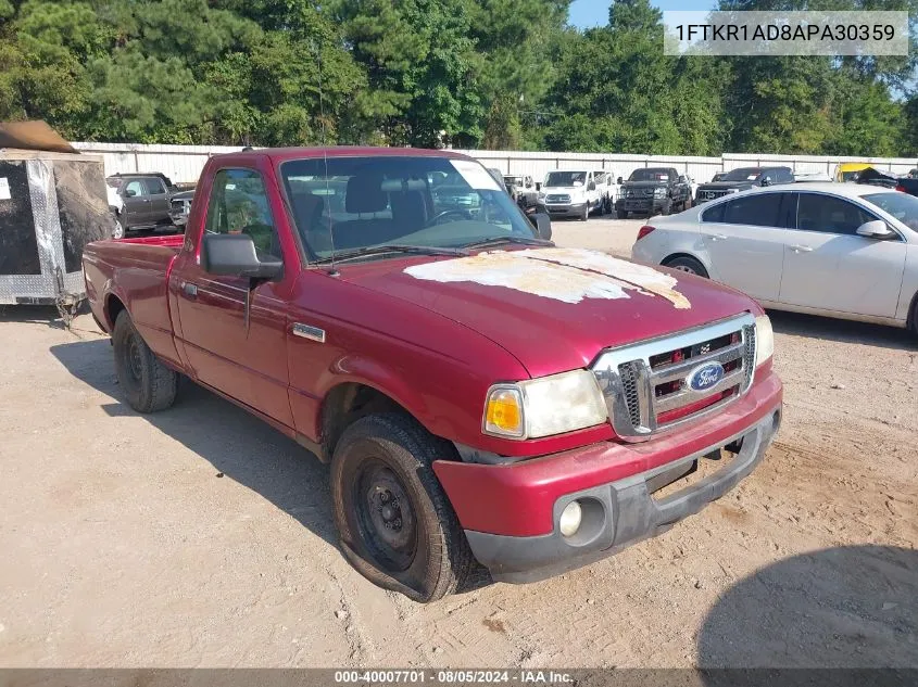 1FTKR1AD8APA30359 2010 Ford Ranger Xl/Xlt