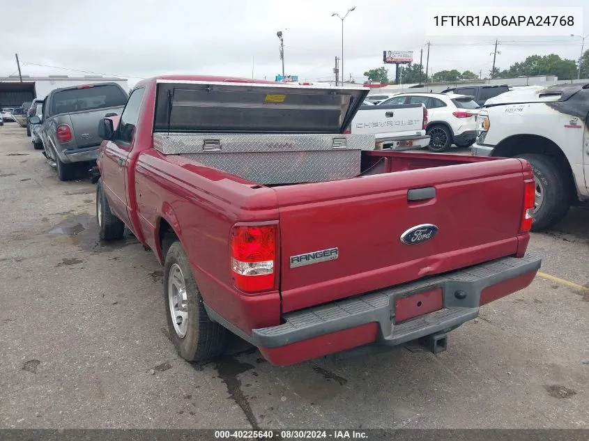 1FTKR1AD6APA24768 2010 Ford Ranger Xl/Xlt