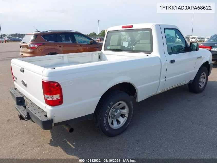 1FTKR1AD0APA68622 2010 Ford Ranger Xl/Xlt