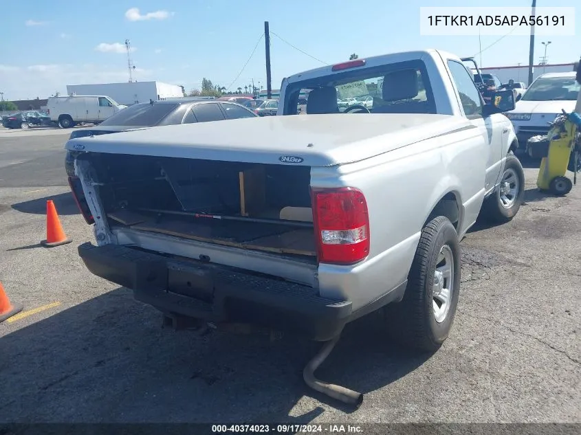 1FTKR1AD5APA56191 2010 Ford Ranger Xl/Xlt