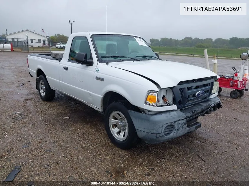 2010 Ford Ranger VIN: 1FTKR1AE9APA53691 Lot: 40410144