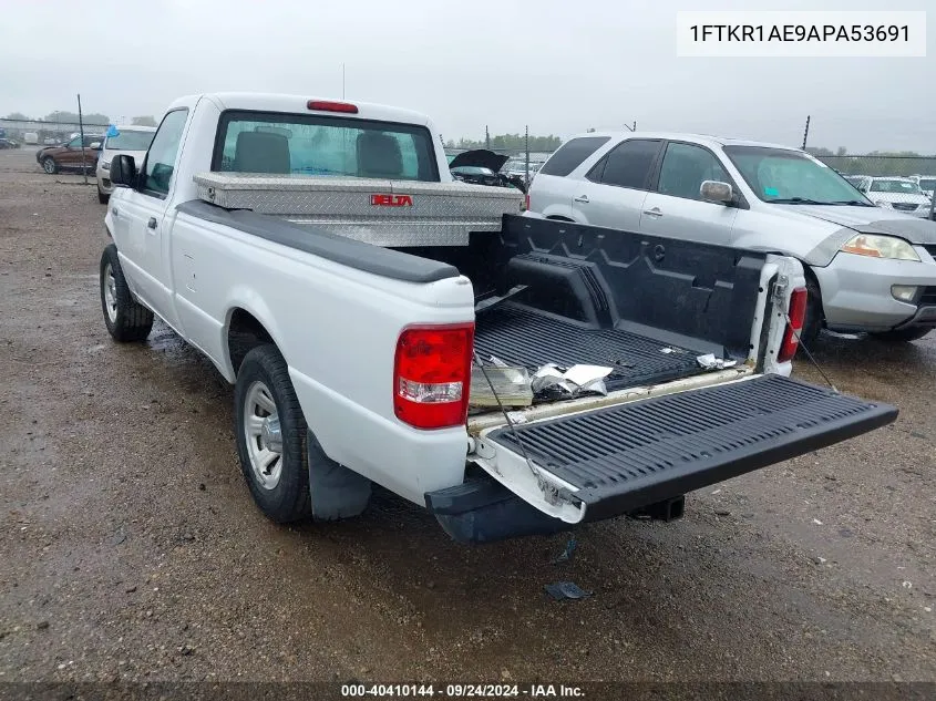 2010 Ford Ranger VIN: 1FTKR1AE9APA53691 Lot: 40410144