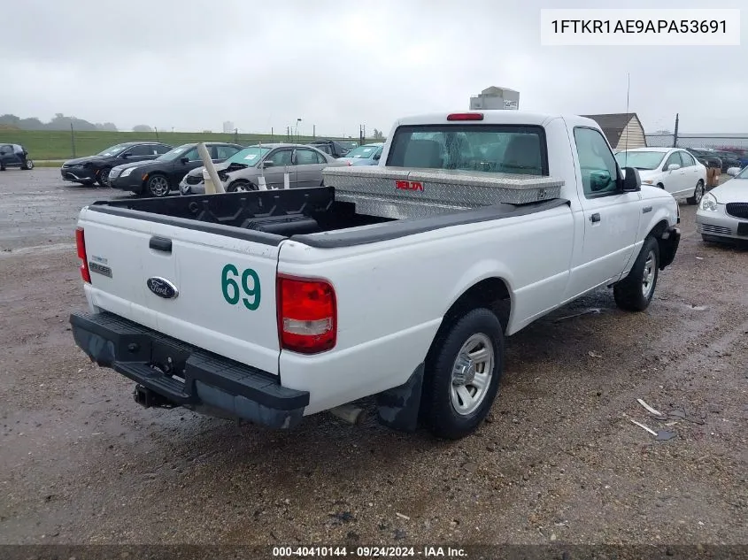 2010 Ford Ranger VIN: 1FTKR1AE9APA53691 Lot: 40410144