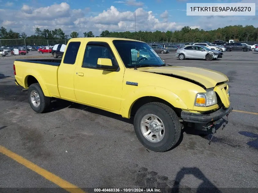 2010 Ford Ranger Sport VIN: 1FTKR1EE9APA65270 Lot: 40468336