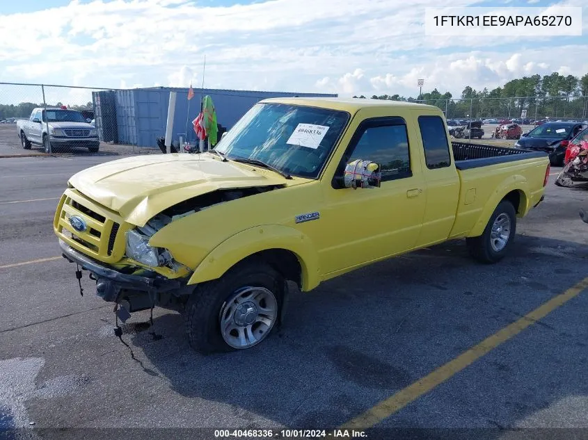 2010 Ford Ranger Sport VIN: 1FTKR1EE9APA65270 Lot: 40468336