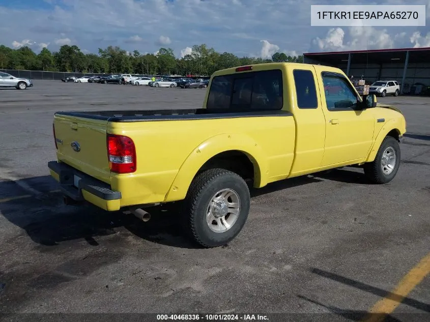 2010 Ford Ranger Sport VIN: 1FTKR1EE9APA65270 Lot: 40468336