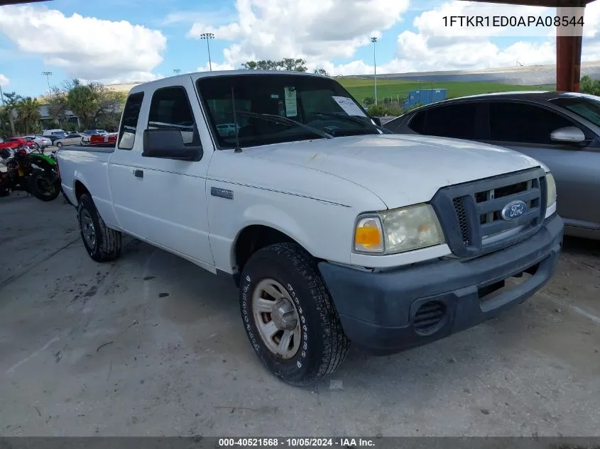 2010 Ford Ranger Xl/Xlt VIN: 1FTKR1ED0APA08544 Lot: 40521568