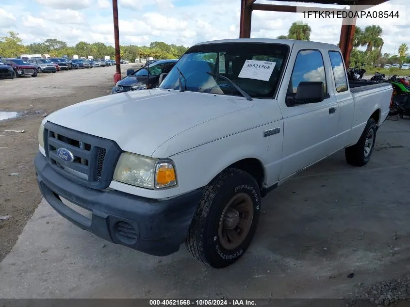 2010 Ford Ranger Xl/Xlt VIN: 1FTKR1ED0APA08544 Lot: 40521568