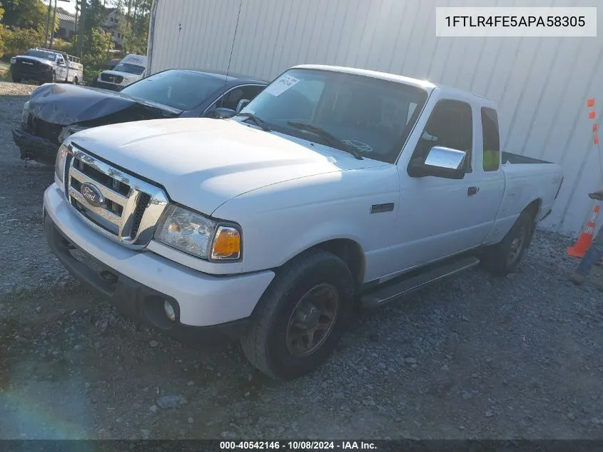 2010 Ford Ranger Super Cab VIN: 1FTLR4FE5APA58305 Lot: 40542146