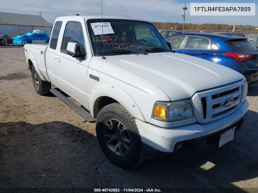 2010 Ford Ranger Xlt VIN: 1FTLR4FE3APA7859 Lot: 40742582