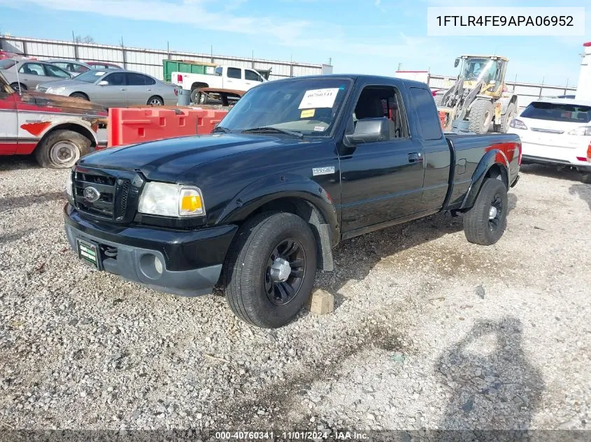 2010 Ford Ranger Sport/Xlt VIN: 1FTLR4FE9APA06952 Lot: 40760341