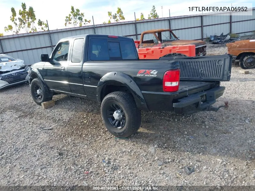 2010 Ford Ranger Sport/Xlt VIN: 1FTLR4FE9APA06952 Lot: 40760341