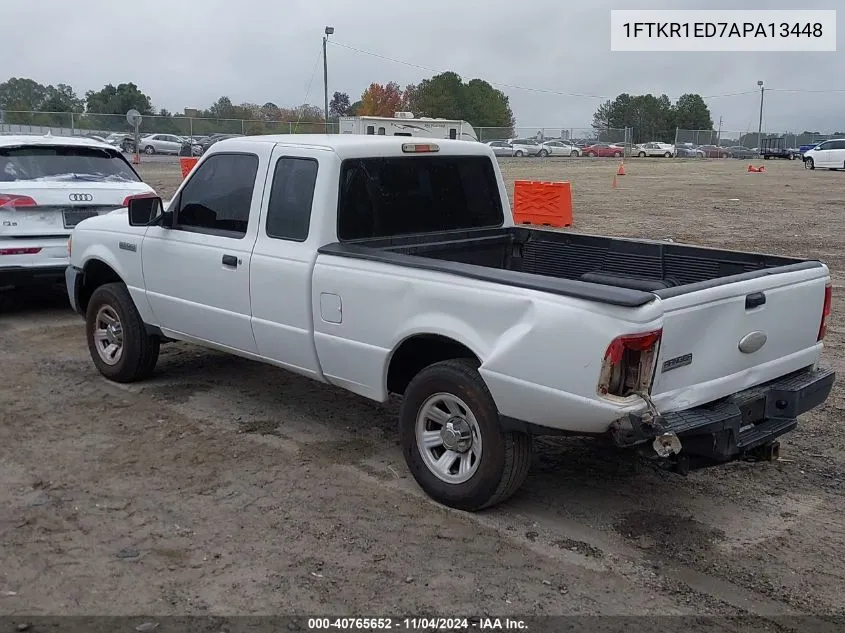 2010 Ford Ranger Xl/Xlt VIN: 1FTKR1ED7APA13448 Lot: 40765652