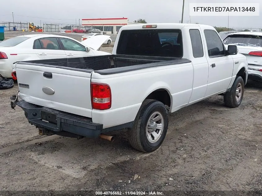 2010 Ford Ranger Xl/Xlt VIN: 1FTKR1ED7APA13448 Lot: 40765652