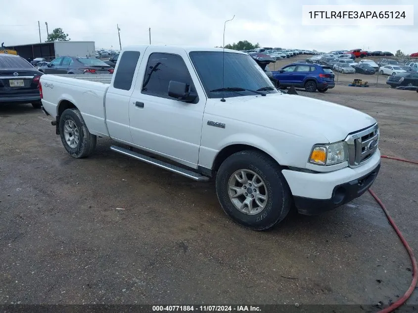 2010 Ford Ranger Sport/Xlt VIN: 1FTLR4FE3APA65124 Lot: 40771884