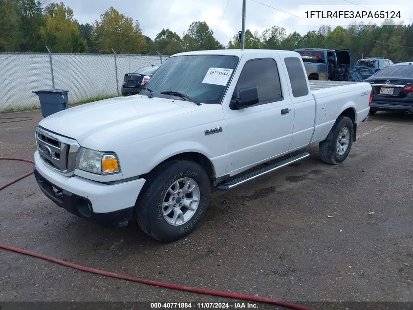 2010 Ford Ranger Sport/Xlt VIN: 1FTLR4FE3APA65124 Lot: 40771884