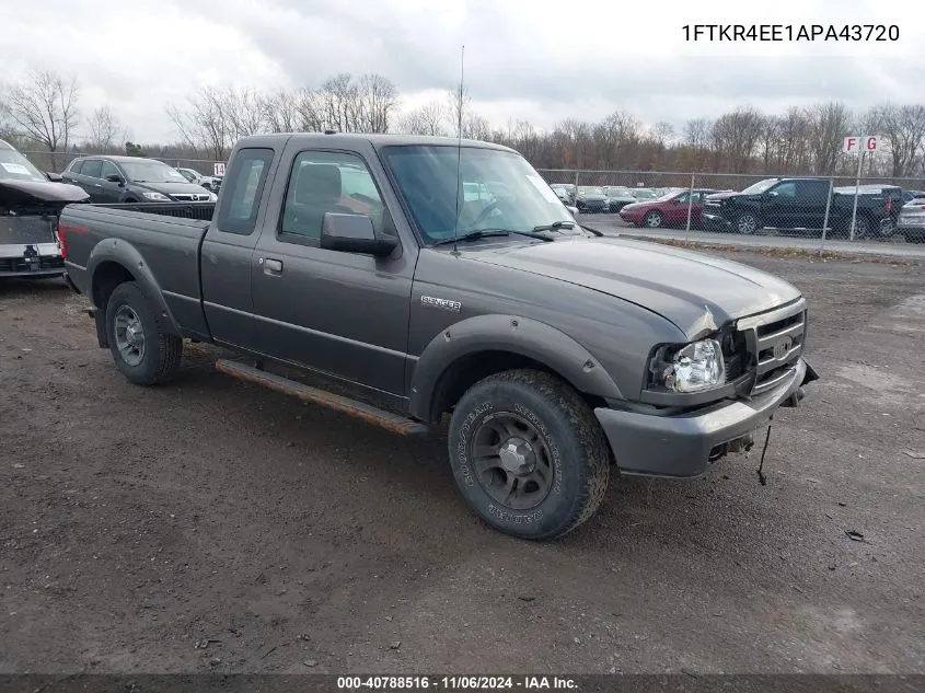 2010 Ford Ranger Sport/Xlt VIN: 1FTKR4EE1APA43720 Lot: 40788516