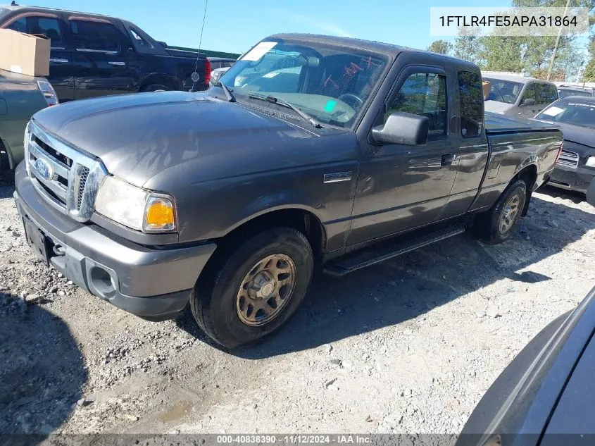 2010 Ford Ranger Sport/Xlt VIN: 1FTLR4FE5APA31864 Lot: 40838390