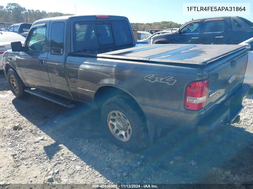 2010 Ford Ranger Sport/Xlt VIN: 1FTLR4FE5APA31864 Lot: 40838390