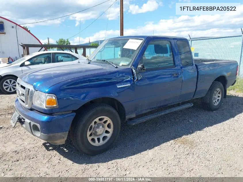 1FTLR4FE8BPA20522 2011 Ford Ranger Xlt