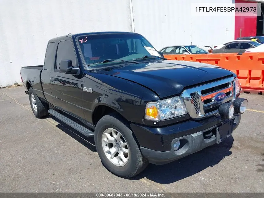 2011 Ford Ranger Xlt VIN: 1FTLR4FE8BPA42973 Lot: 39687943