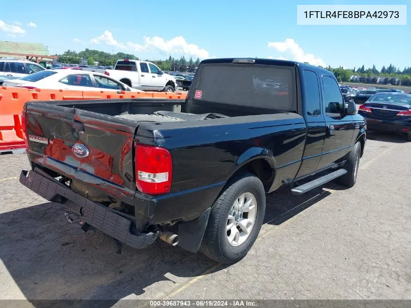 1FTLR4FE8BPA42973 2011 Ford Ranger Xlt