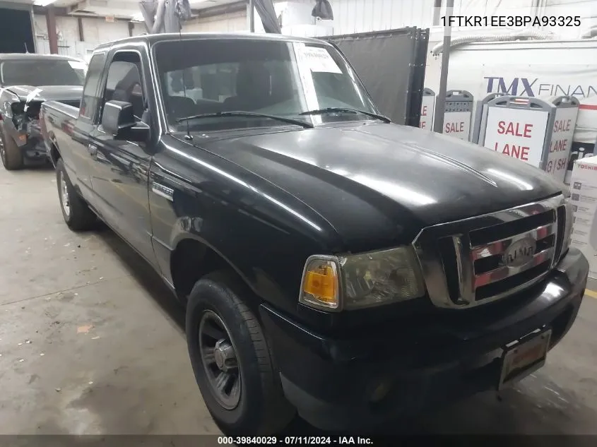 2011 Ford Ranger Xlt VIN: 1FTKR1EE3BPA93325 Lot: 39840029