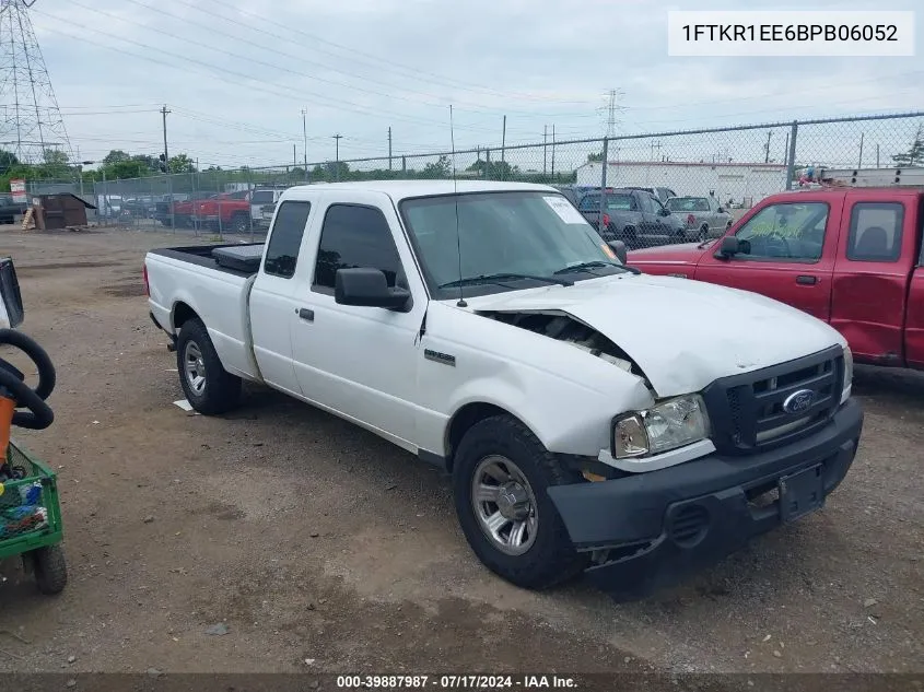 2011 Ford Ranger Xl VIN: 1FTKR1EE6BPB06052 Lot: 39887987